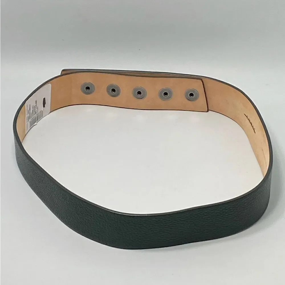 Akris Logo Press Stud Thin Leather Belt size 34(FR)